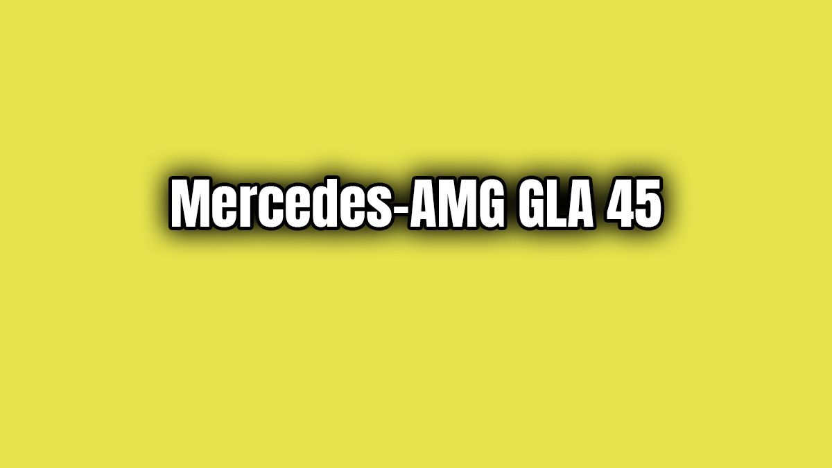 2021 Mercedes-Amg Gla 45