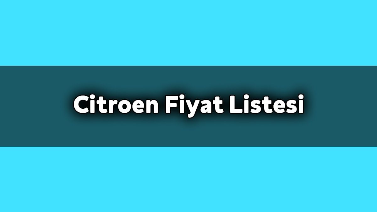 Citroen Kasım 2020 Kampanyalı Fiyat Listesi