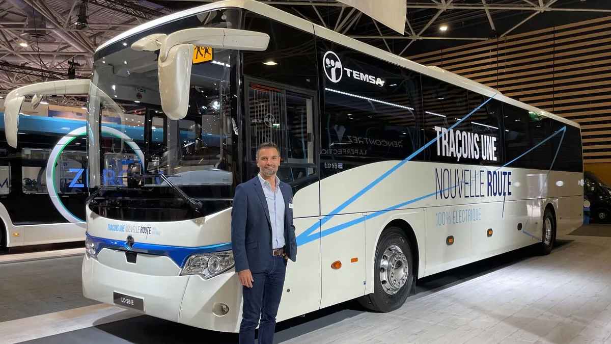 Temsa İki Elektrikli Aracını Fransa'da Tanıttı