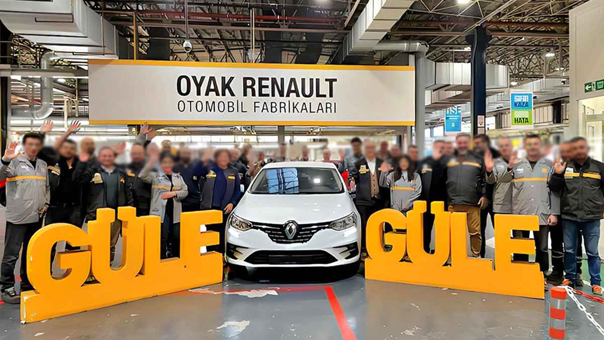 Oyak Renault Fabrikasında Son Megane Banttan İndirildi