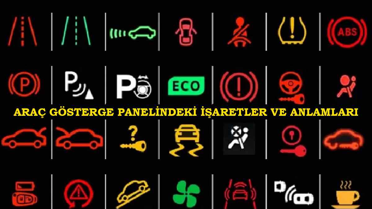 Araba Arıza Lambaları: Gösterge Paneli İşaretlerinin Anlamları