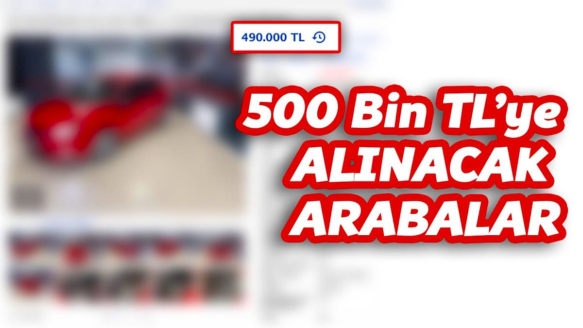 Video: 500 Bin Tl’ye Alınabilecek İkinci El Arabalar!