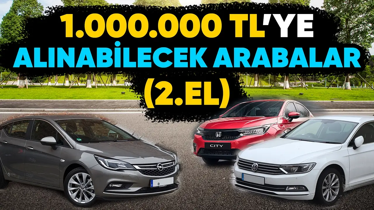 Video: 1 Milyon Tl'ye Alınabilecek 2. El Arabalar