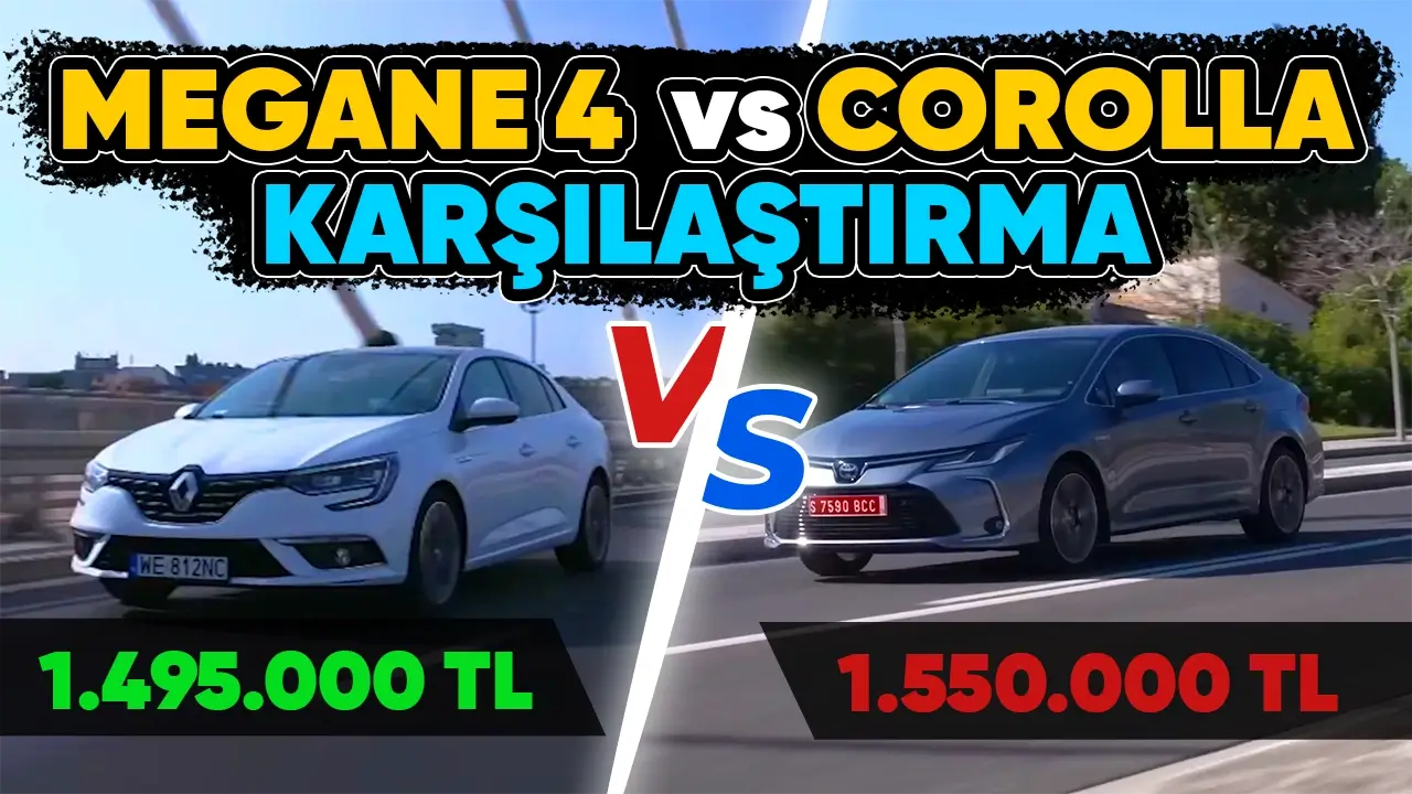Video: Renault Megane 4 Vs Toyota Corolla Araba Karşılaştırması