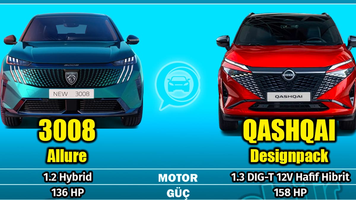 Yeni Peugeot 3008 Ve Yeni Nissan Qashqai: Hangi Suv'u Tercih Edersiniz?